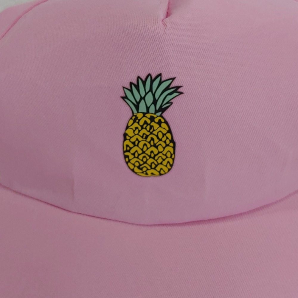 New!!! Adorable Pink Pineapple Baseball Hat!!! - Picture 4 of 4